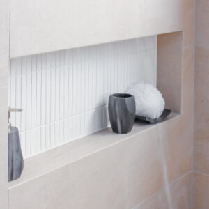 recessed tile shower shelf niche shower nook