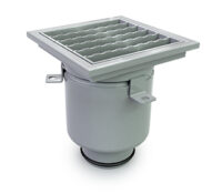 commercial kitchen stainless steel water trap sump