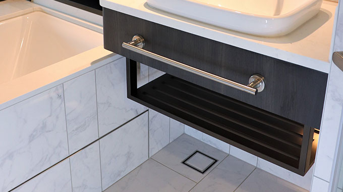 tile insert grate drain square under sink bathroom shower product slider image