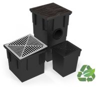 plastic drainage sump silt trap collection drainage pit storm water surface collection