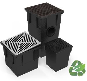 plastic drainage sump silt trap collection drainage pit storm water surface collection