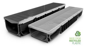 Commercial-channel-wide-strip-trench-drianage-system-external-surfaces-Recycled-Plastic-icon